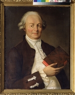 Russischer Meister - Porträt des Dichters Wassili K. Trediakowski (1703-1769)