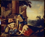 La Hyre, Laurent, de - Merkur überbringt den Nymphen den neugeborenen Bacchus