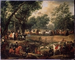 Vernet, Carle - Napoleon Bonaparte auf der Jagd im Wald von Compiegne