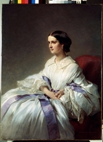 Winterhalter, Franz Xavier - Porträt der Gräfin Olga Schuwalowa