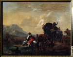 Berchem, Nicolaes (Claes) Pietersz, der Ältere - Wagenzug