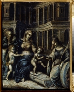 Romano, Giulio - Die Heilige Familie mit der heiligen Katharina