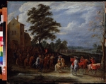 Meulen, Adam Frans, van der - Kavallerieregiment auf dem Marsch