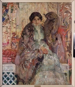 Sawinow, Alexander Iwanowitsch - Frau mit einem Uhu