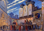 Fedorowski, Fjodor Fjodorowitsch - Bühnenbildentwurf zur Oper Das Mädchen von Pskow von N. Rimski-Korssakow