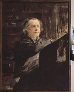 Serow, Valentin Alexandrowitsch - Porträt von Komponist Alexander Nikolajewitsch Serow (1820-1871)
