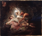 Brüllow (Briullow), Karl Pawlowitsch - Diana, Endymion und Satyr