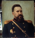 Gerez, Michail Petrowitsch - Porträt des Waffenkonstrukteurs Sergei I. Mossin (1849-1902)
