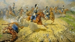 Grekow, Mitrofan Borissowitsch - Angriff russischer Kürassiere 1813