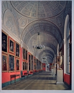 Hau, Eduard - Die Interieurs der Kleine Eremitage. Die Romanows Galerie (Nordseite)