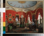 Hau, Eduard - Das Arbeitszimmer der Kaiserin Maria Alexandrowna im Winterpalast