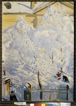 Kustodiew, Boris Michailowitsch - Rauhreif