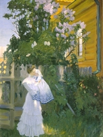 Kustodiew, Boris Michailowitsch - Flieder