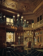 Bobrow, Alexei Alexejewitsch - Die Bibliothek im Anitschkow-Palast in St. Petersburg