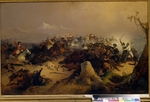 König, David Johann-Friedrich - Angriff der Tscherkessen auf die russische Kavallerie am 24. Mai 1846