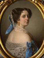Robillard, Hyppolyte - Porträt der Kaiserin Alexandra Fjodorowna (Charlotte von Preußen), Frau des Kaisers Nikolaus I. (1798-1860)