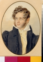 Sokolow, Pjotr Fjodorowitsch - Porträt von Dichter Fürst Pjotr Andrejewitsch Wjasemski (1792-1878)