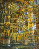 Rjabow, Wladislaw Alexandrowitsch - Interieur der Mariä-Entschlafens-Kathedrale im Moskauer Kreml