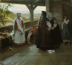 Lebedew, Klawdi Wassiljewitsch - Streitgespräch auf der Terrasse