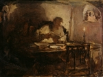 Pasternak, Leonid Ossipowitsch - Leo Tolstoi in seinem Arbeitszimmer