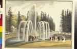Martynow, Andrei Jefimowitsch - Der Samsonbrunnen im Schlosspark von Peterhof