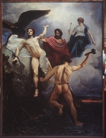 Sawinski, Wassili Ewmeniewitsch - Prometheus wird von Vulkanus angekettet