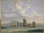 Hackert, Jacob Philipp - Die russische Flotte sucht die türkischen Schiffe an der Küste Ägyptens