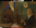 Esutschewski, Michail Dmitrijewitsch - Johann Wolfgang von Goethe und Friedrich Schiller in Weimar