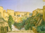 Premazzi, Ludwig (Luigi) - Blick in Tivoli