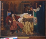 Schwarz, Wjatscheslaw Grigorjewitsch - Zar Iwan der Schreckliche und sein Sohn Iwan am 16. November 1581