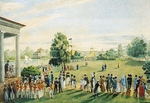 Brüllow (Briullow), Alexander Pawlowitsch - Volksfest auf der Kreuzinsel in Sankt Petersburg