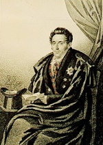 Hampeln, Carl, von - Porträt des Postdirektors Konstantin Bulgakow (1782-1835)
