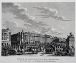 Swebach, Jacques-François Joseph - Die Hinrichtung Ludwig des XVI. auf dem Revolutionsplatz am 21. Januar 1793