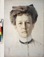 Somow, Konstantin Andrejewitsch - Porträt Baronesse Alexandra Nolde