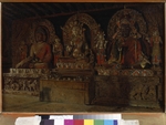 Wereschtschagin, Wassili Wassiljewitsch - Die drei buddhistischen Gottheiten in einem Kloster in Sikkim