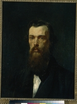 Ge, Nikolai Nikolajewitsch - Porträt Alexander A. Bakunin (1821-1908)