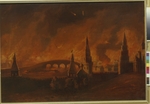 Habermann, Franz Edler, von - Brand in Moskau am 15. September 1812