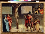 Meister von Meßkirch - Die Kreuzigung Christi mit Stiftern