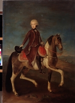 Unbekannter Künstler - Kaiserin Maria Theresia von Österreich (1717-1780) zu Pferde