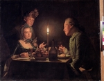 Therbusch-Lisiewska, Anna Dorothea - Abendessen bei Kerzenlicht