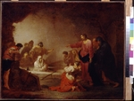 Zick, Johann Rosso Januarius - Die Auferweckung des Lazarus