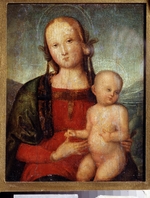 Perugino, (Schule) - Madonna mit dem Kinde