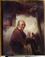 Carpentero, Henri Joseph Gommarus - Mann mit einem Glas Wein