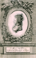 Löschenkohl, Johann Hieronymus - Porträt der Großfürstin Maria Feodorowna von Russland (Sophia Dorothea Prinzessin von Württemberg) (1759-1828)
