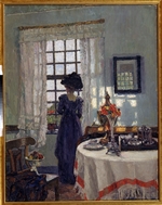 Brandis, August, von - Frau am Fenster
