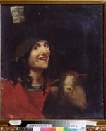 Dossi, Dosso - Bauer mit einem Schaf