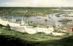 Bogoljubow, Alexei Petrowitsch - Blick auf Nischni Nowgorod
