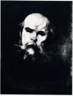 Carrière, Eugène - Porträt von Dichter Paul Verlaine (1844-1896)