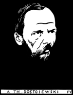 Vallotton, Felix Edouard - Schriftsteller Fjodor M. Dostojewski (1821-1881)