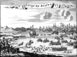 Unbekannter Künstler - Die Eroberung von Rügen durch Friedrich Wilhelm I. 1715